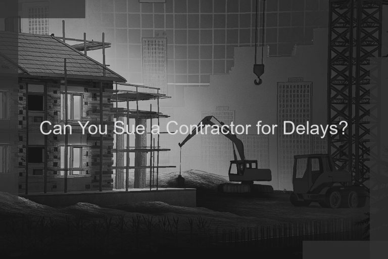 Can You Sue a Contractor for Delays?