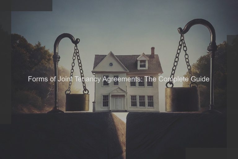 Forms of Joint Tenancy Agreements: The Complete Guide