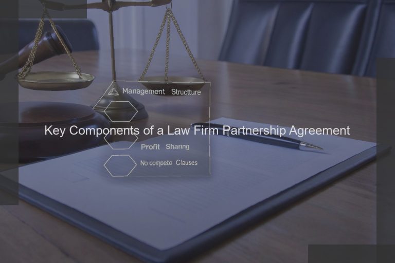 Key Components of a Law Firm Partnership Agreement